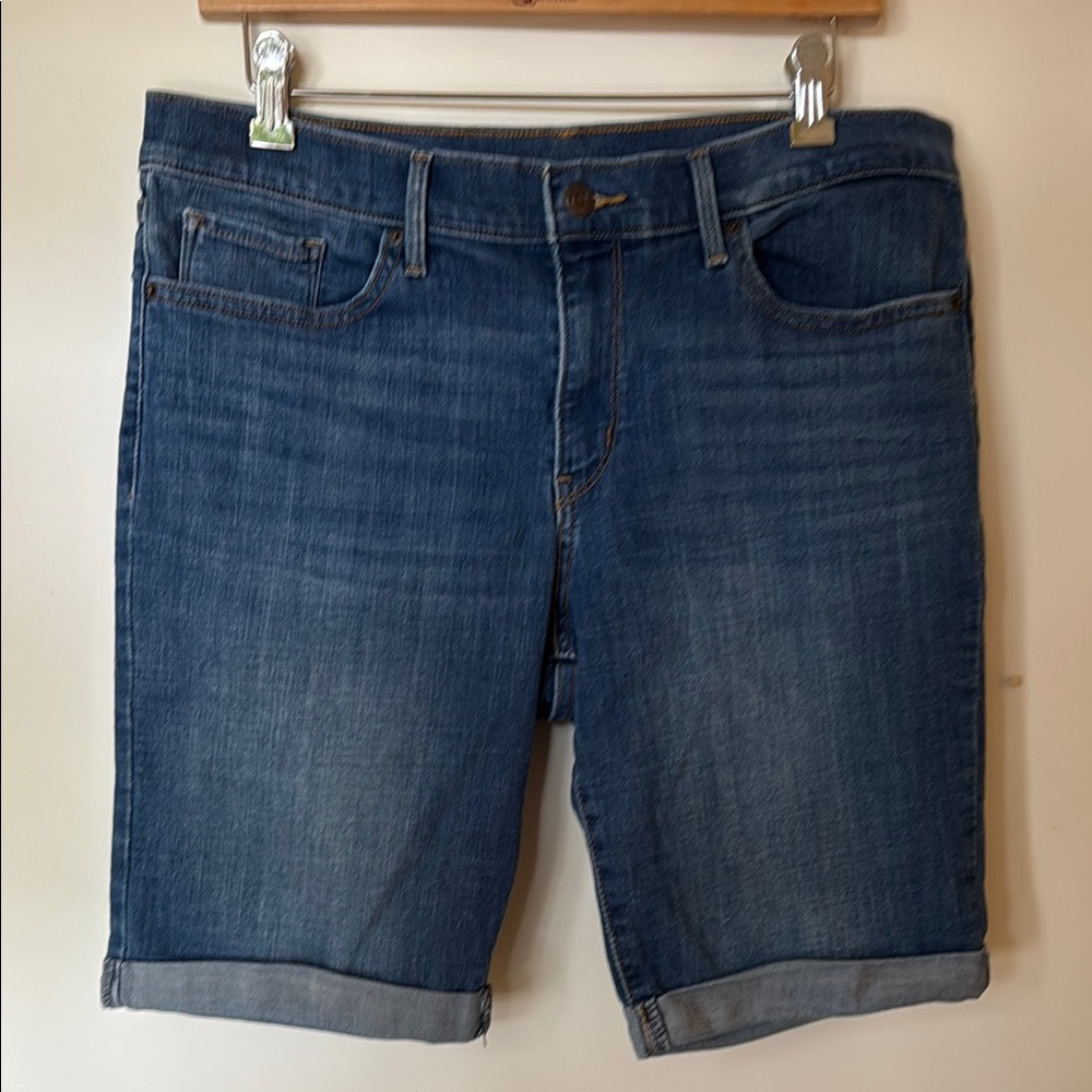 Women’s Levi Blue Denim Shorts